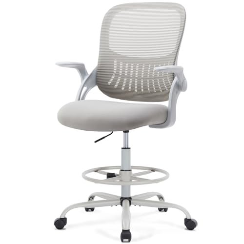 Ergonomic Tall Drafting Desk Chair for Office