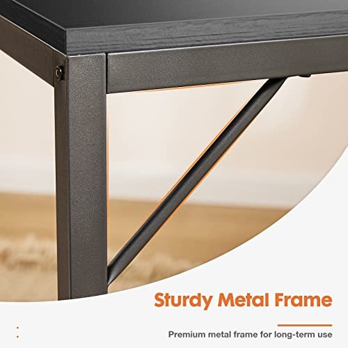40 Inch Modern Computer Desk with Storage for Home Office & Bedroom
