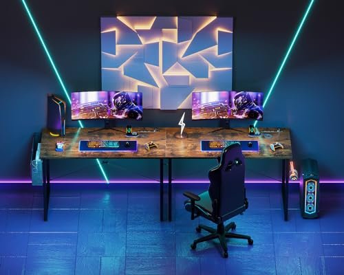 Vintage 40 Inch Compact Computer Desk for Home Office and Students