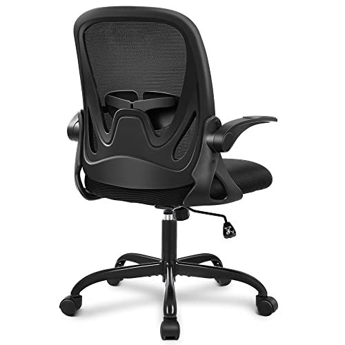 Black Primy Ergonomic Office Chair with Adjustable Features