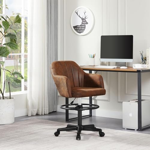 VECELO Drafting Chair for Standing Desks, Bedroom & Office