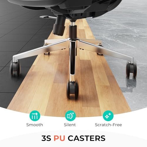 Heavy Duty Office Mesh Chair with Adjustable Lumbar Support