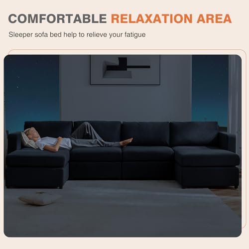 Superone Convertible Sectional Sofa Bed