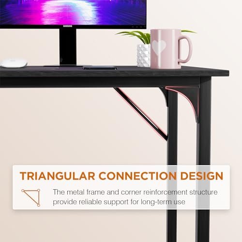 Modern 32-inch Desk for Small Home Office or Study