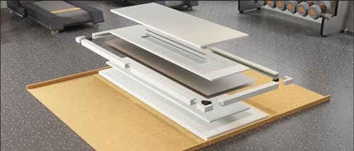 High-Quality 48X24 Inch Frameless Full Body Mirror for Home Gym, Studio, and More