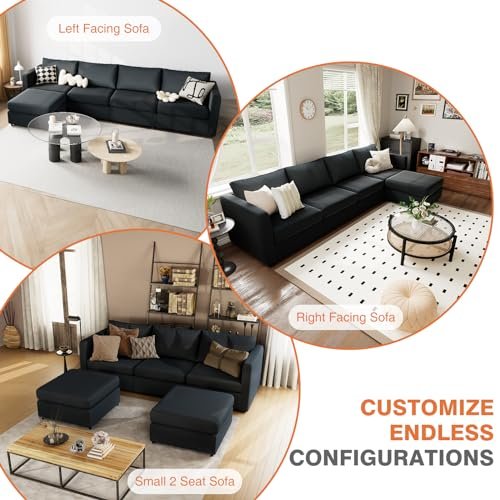 Superone 5 Seat Modular Sectional Sofa for Living Room