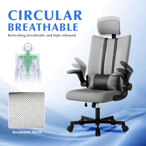Ergonomic Mesh Office Chair with Adjustible Height and Lumbar Support