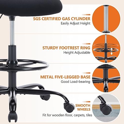 Superone Ergonomic Drafting Chair for Home Office