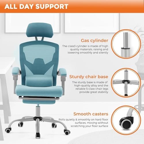 Ergonomic Mesh Office Chair with Lumbar Support