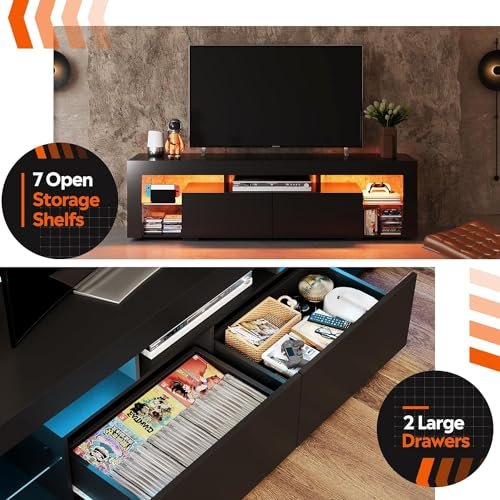 Storage TV Stand for 60-70 Inch TVs