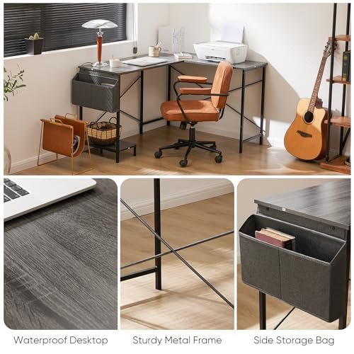 Reversible Home Office Desk for Small Spaces