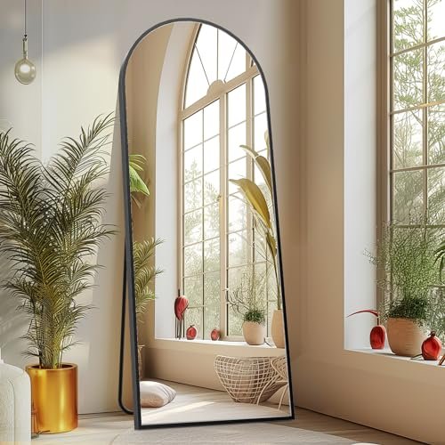 Superone 64x21 Full Length Arched Floor Mirror for Bedroom