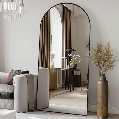 Elegant Full-Length Arched Mirror for Living Room and Bedroom