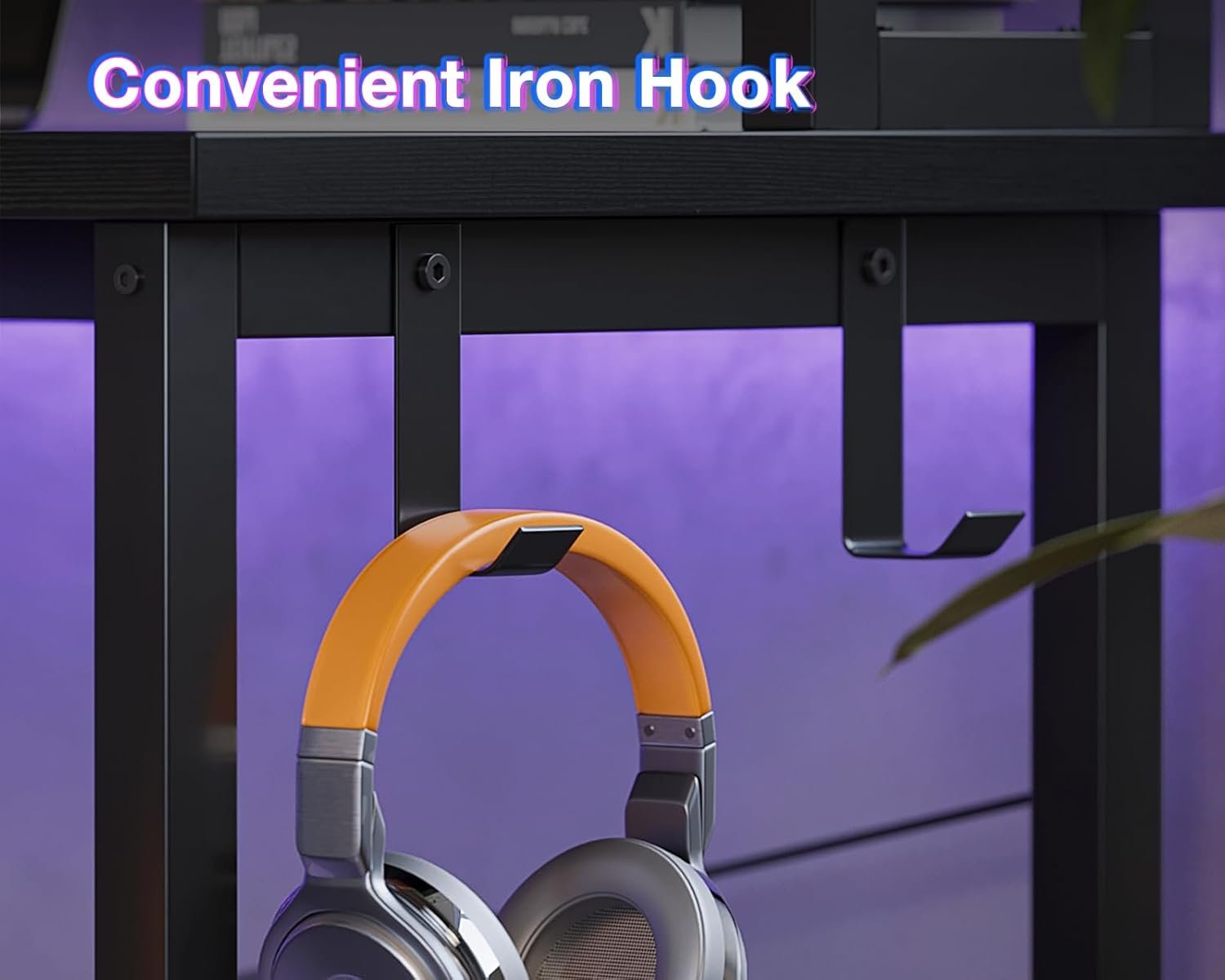 Ergonomic L-Shaped Gaming Desk with Hutch and Storage